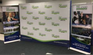 custom printed backdrop